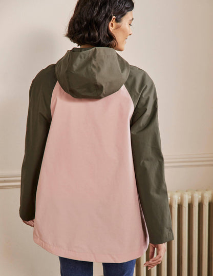 Belle Packaway Anorak-Milkshake/Khaki