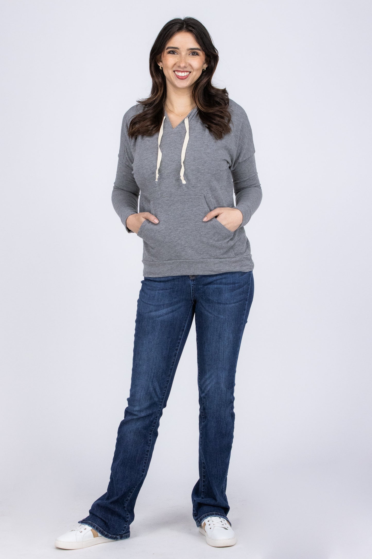 Mine Please Women's Long Sleeve Hoodie Top