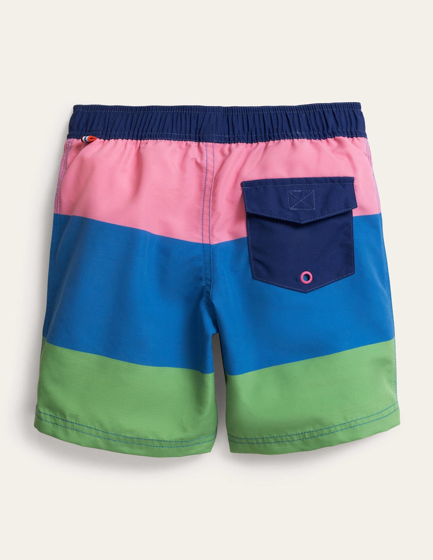 Board Shorts-Wild Orchid Multi Stripe