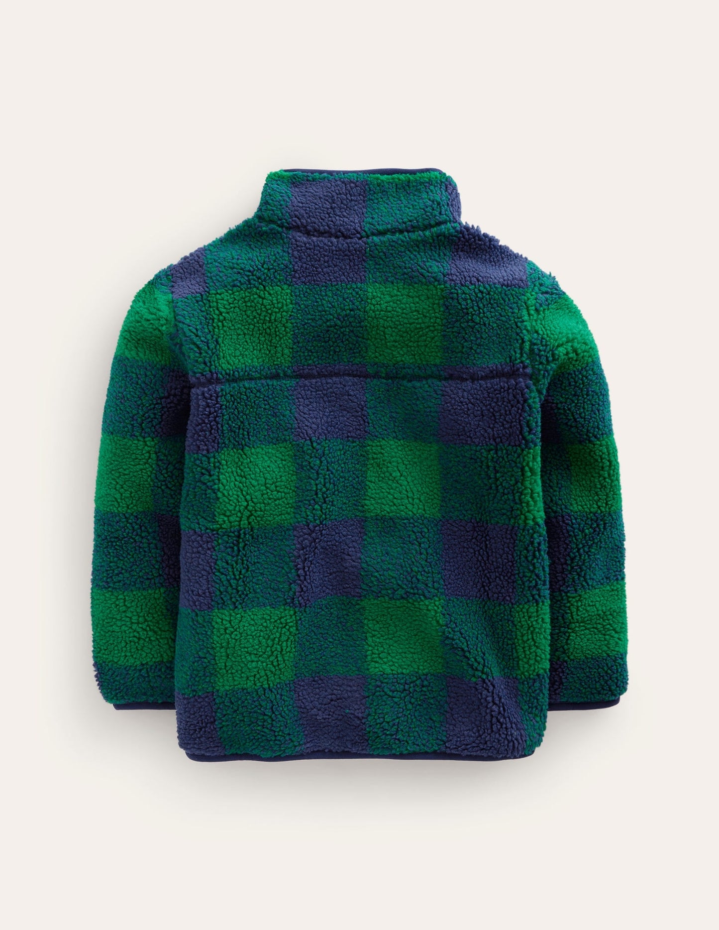 Borg Chuck-on Jacket-Green Check