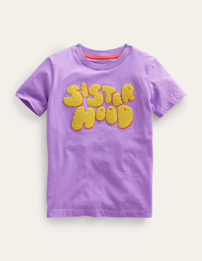 Boucle Logo T-shirt-Aster Purple