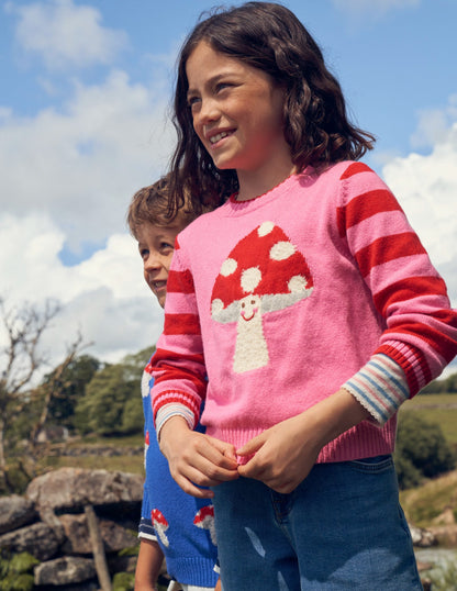 Boucle Toadstool Sweater-Azalea Toadstool
