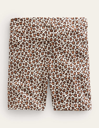 Biker Shorts-Leopard Print