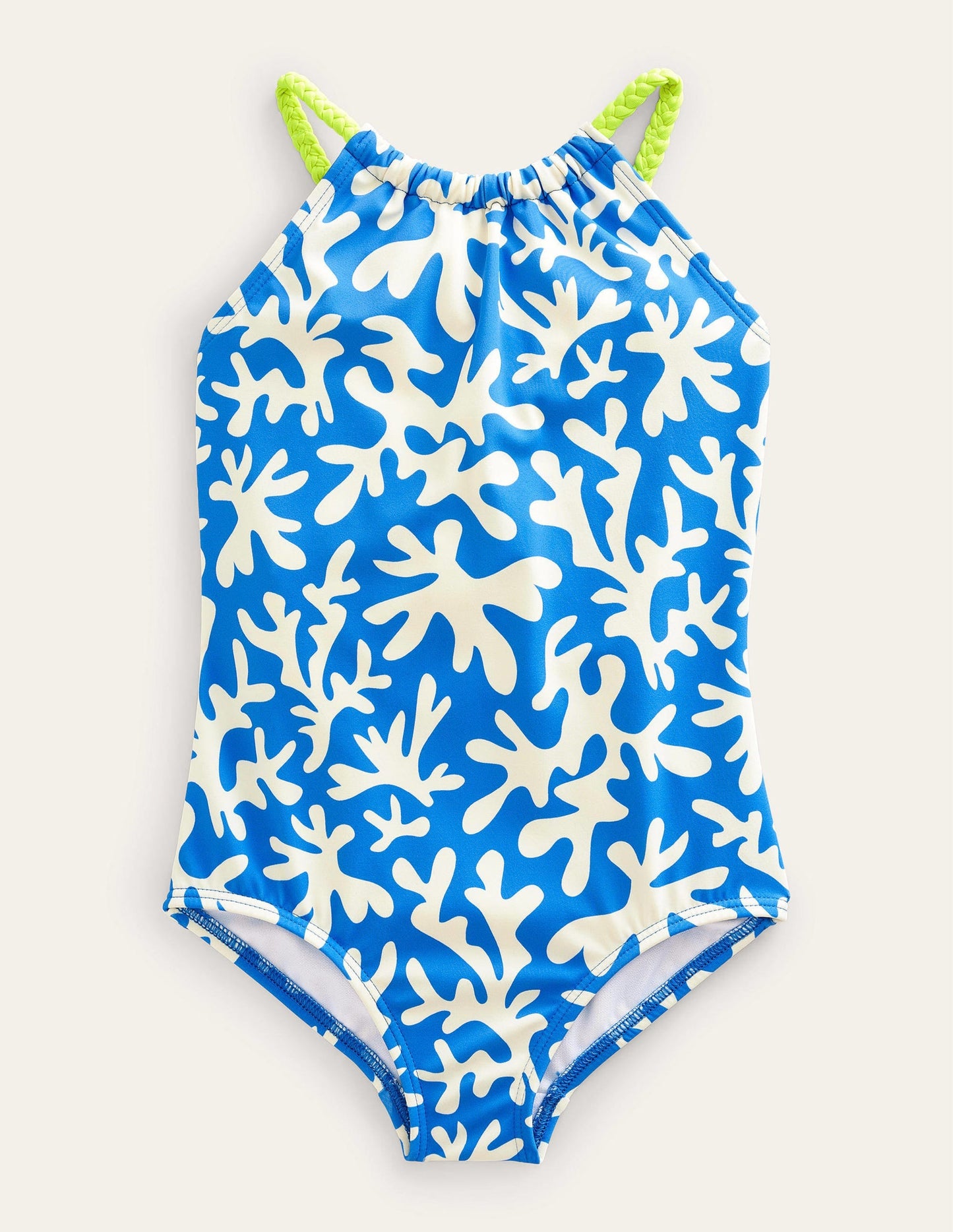 Braided Loop Back Swimsuit-Moroccan Blue