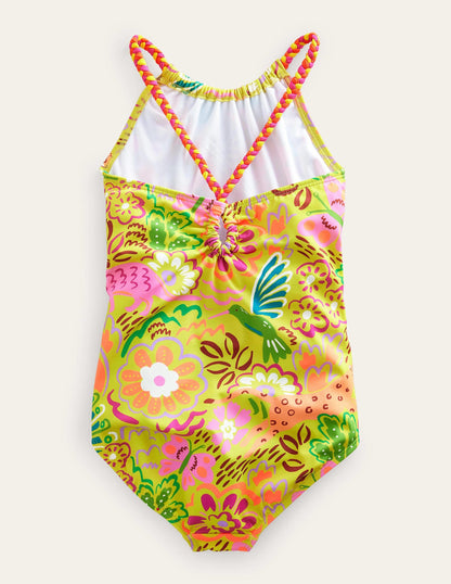 Braided Loop Back Swimsuit-Ivory, Gooseberry Animals