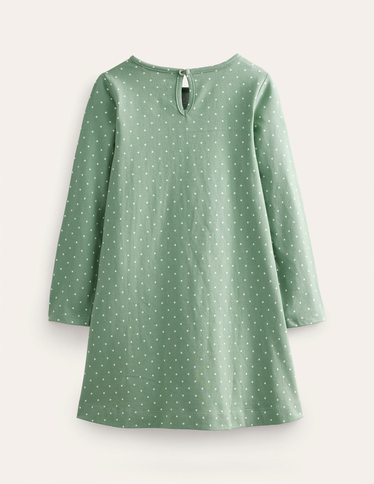 Big Appliqué Dress-Green Smoke Fairy