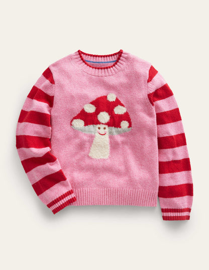 Boucle Toadstool Sweater-Azalea Toadstool