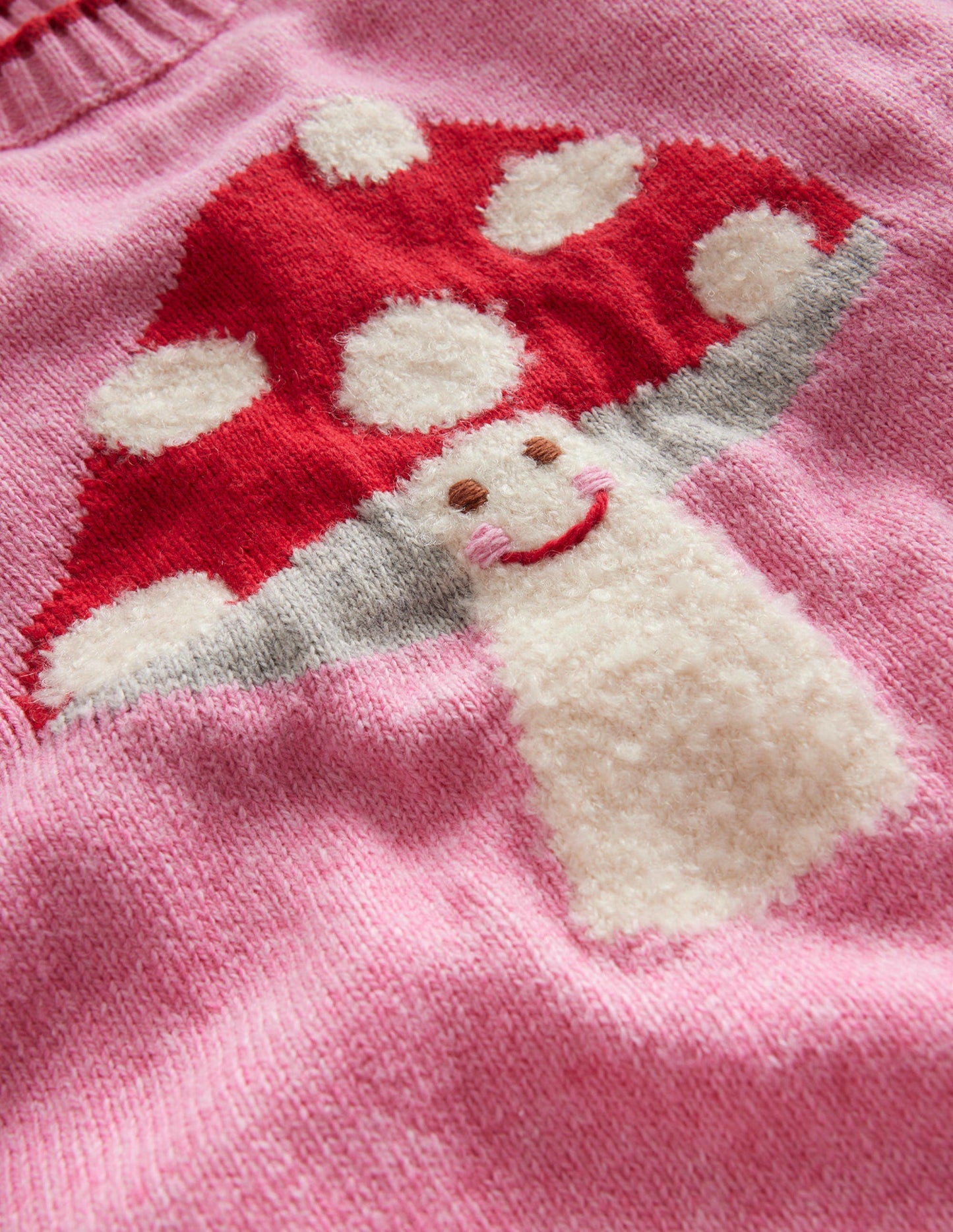 Boucle Toadstool Sweater-Azalea Toadstool