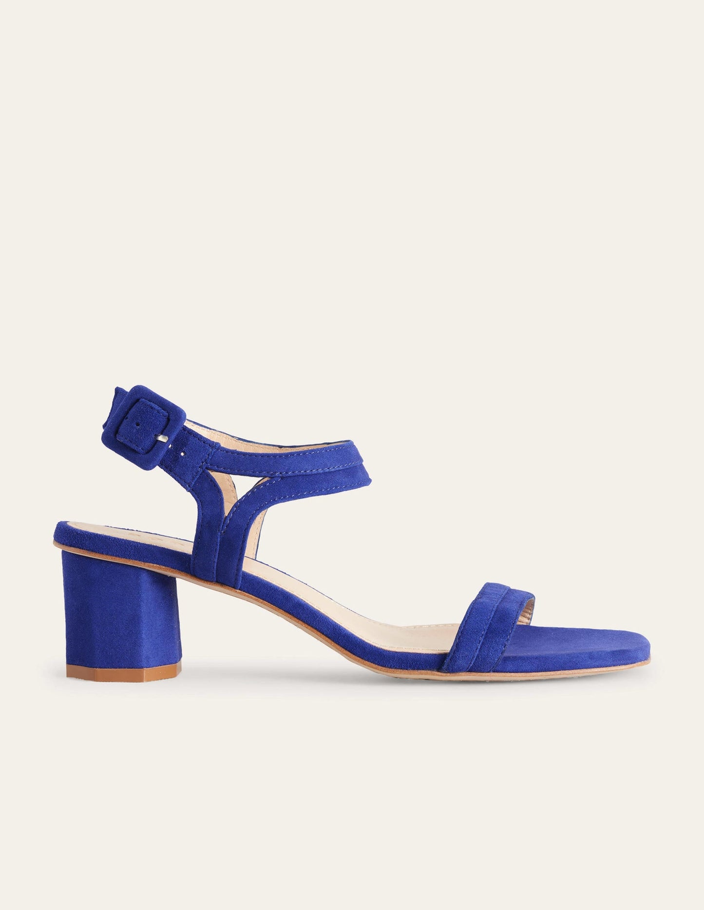 Block-Heel Sandals-Lapis Blue