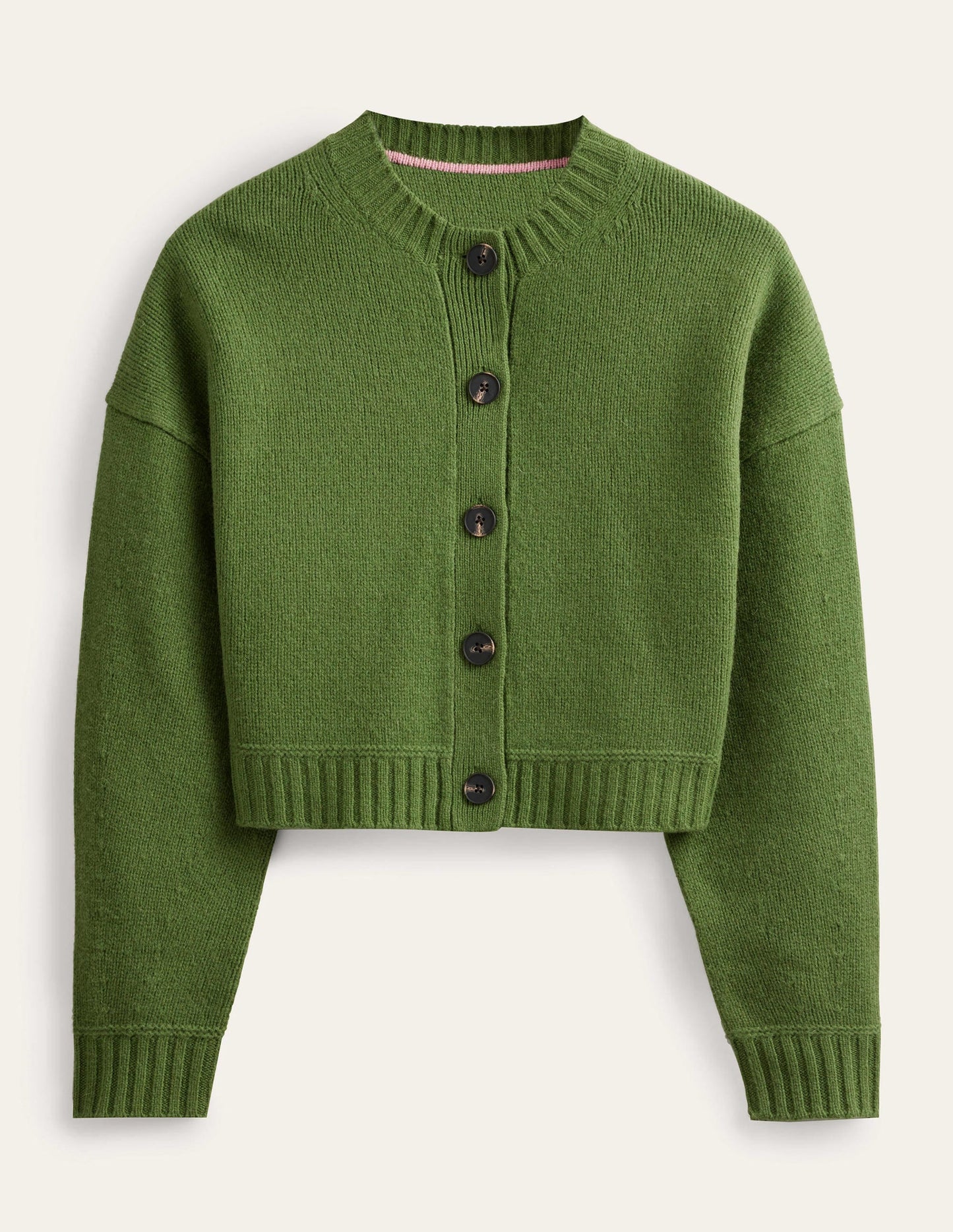 Brushed Wool Cropped Cardigan-Park Ranger