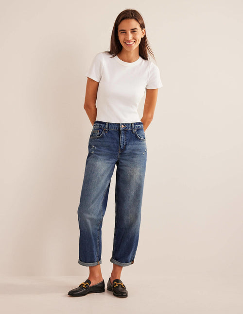 Boyfriend Jeans-Light Vintage