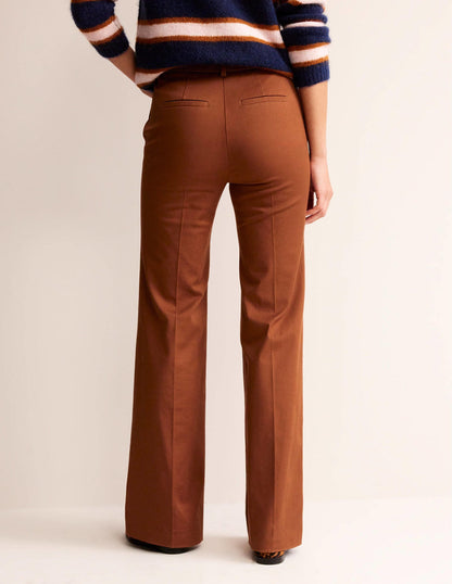 Brompton Bi-stretch Pants-Cognac