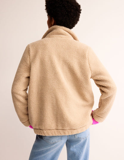 Borg Fleece-Mulberry, Antique Moss