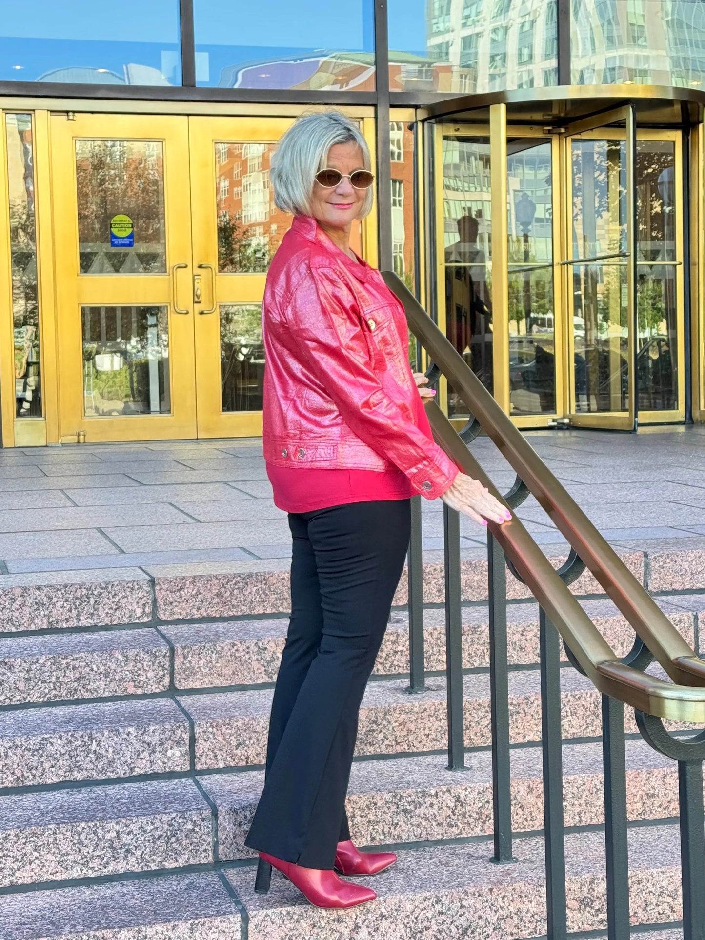 Red Metallic Jacket