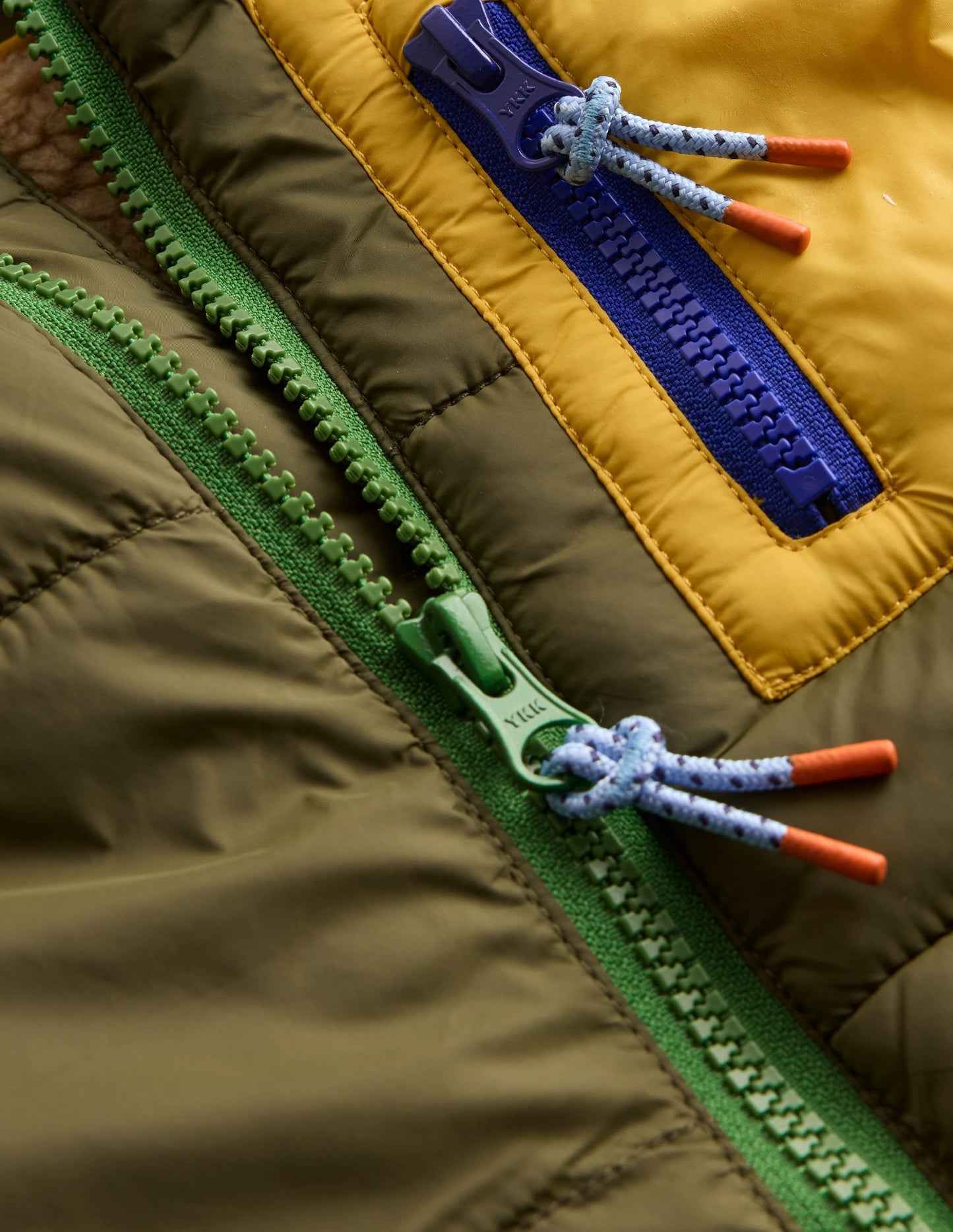 Borg Lined Vest-Woodland Green