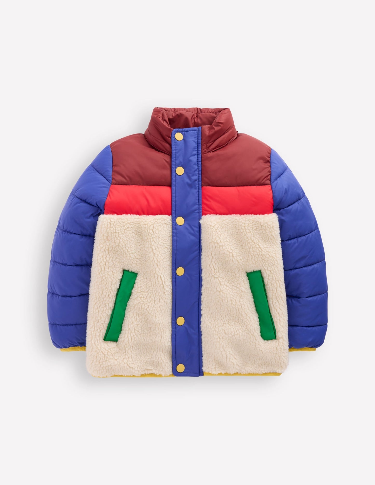 Borg Mix Jacket-Multi