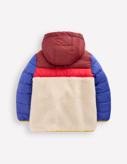 Borg Mix Jacket-Multi