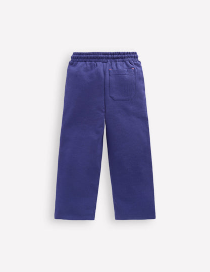 Bobbie Appliqué Sweatpants-Starboard Blue Hearts