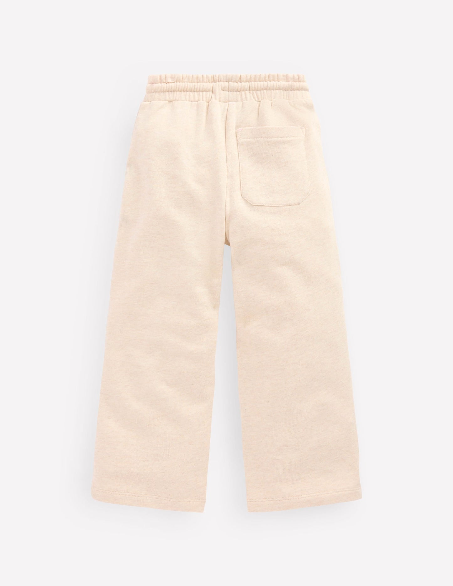 Bobbie Appliqué Sweatpants-Ivory Rainbows