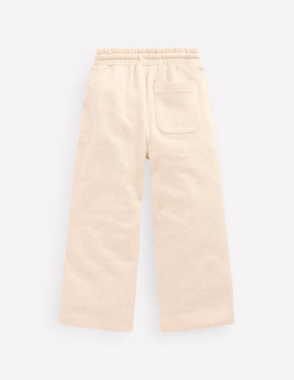 Bobbie Appliqué Sweatpants-Ivory Rainbows
