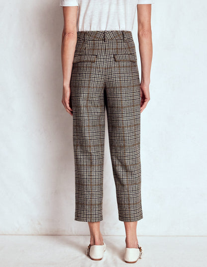 Bloomsbury Wool Pants-Blue and Grey Prince of Wales