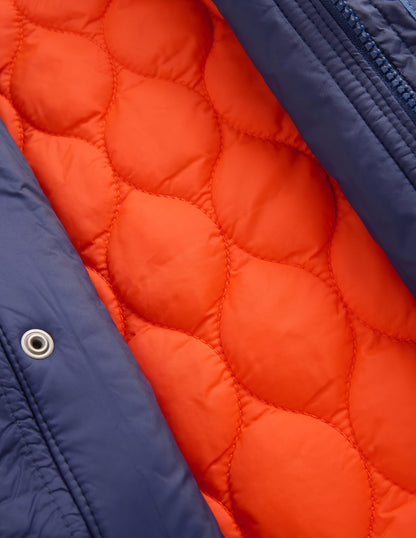 Borg Bomber Jacket-Medieval Blue