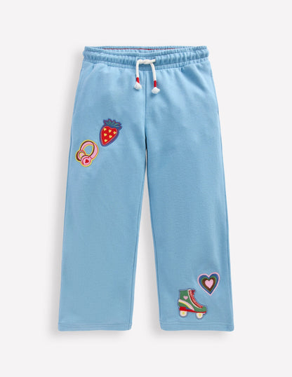 Bobbie Appliqué Sweatpants-Glacier Lake Badges