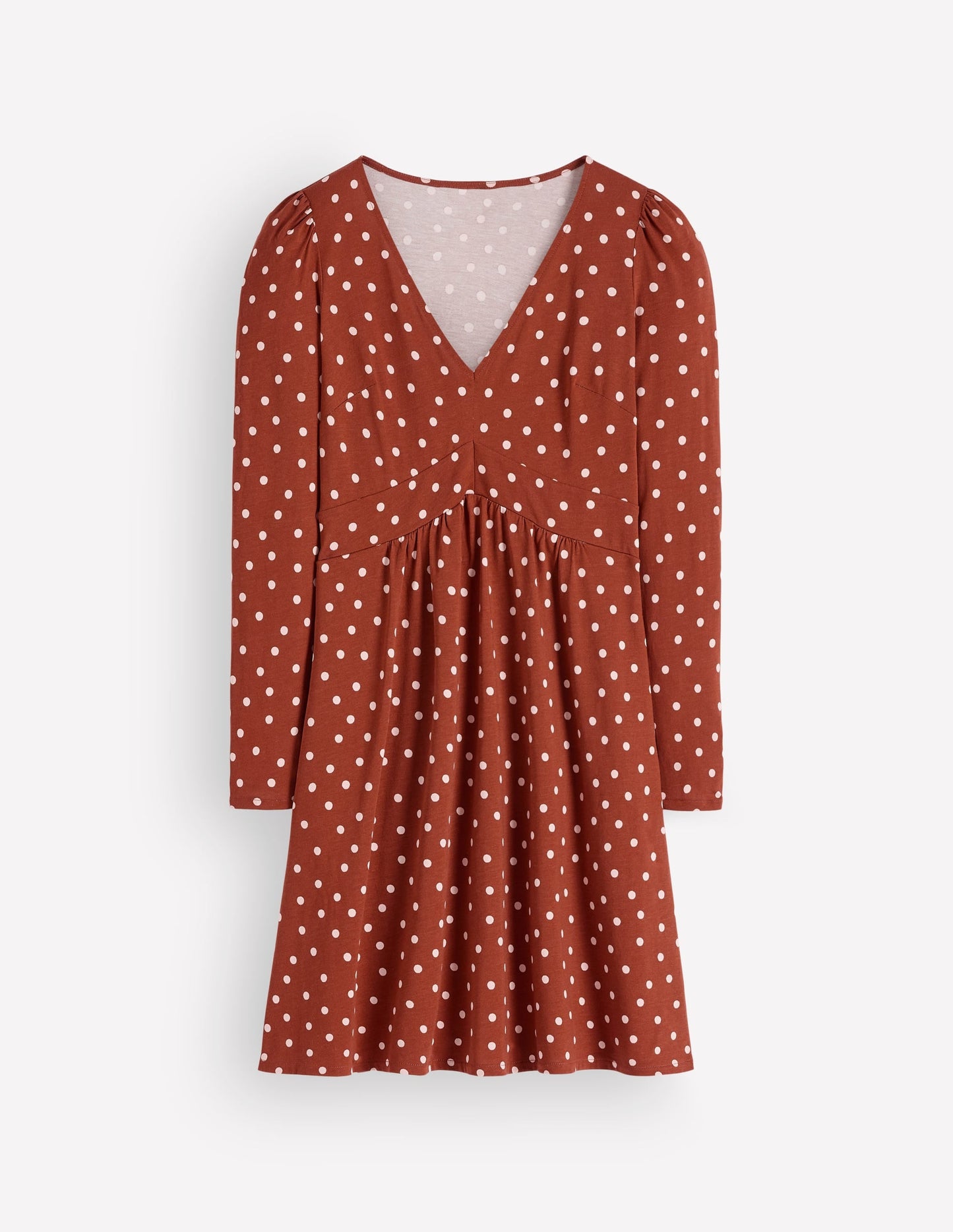 Briony Jersey Short Dress-Arabian Spice, Boden Spot