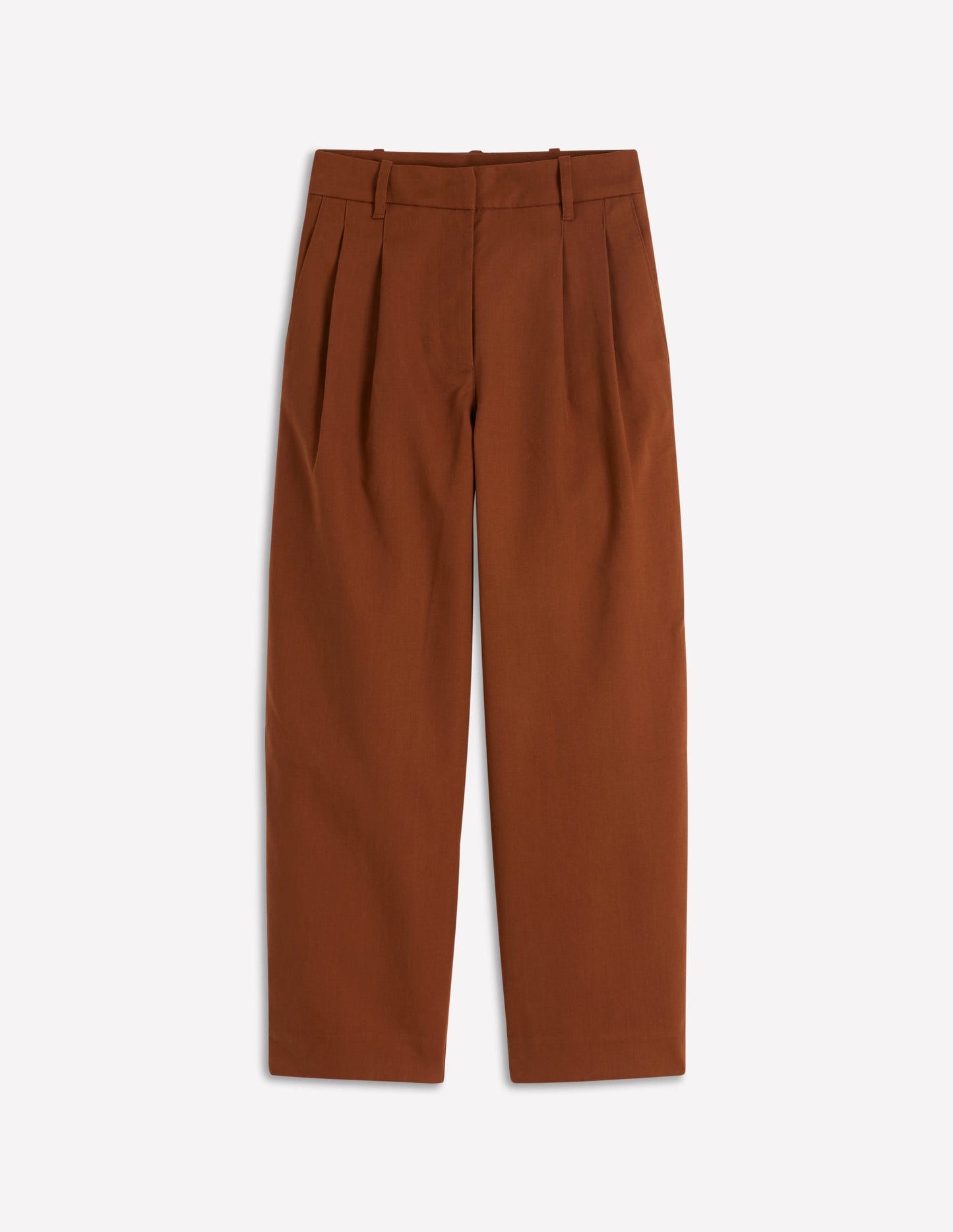 Bloomsbury Cotton Pants-Russet