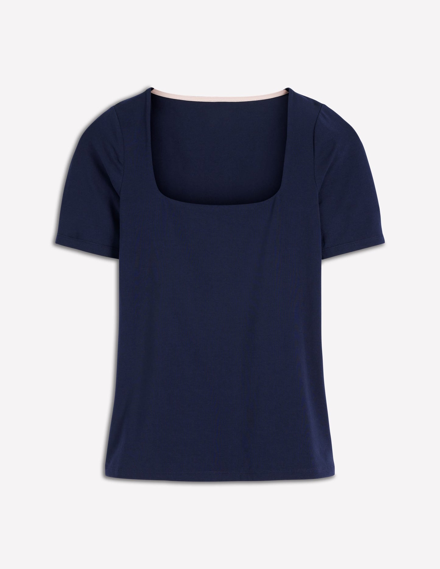 Brooke Double Layer T-shirt-Navy