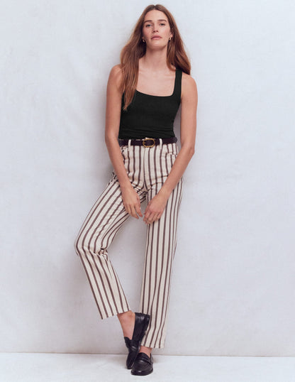 Brooke Double Layer Tank-Black
