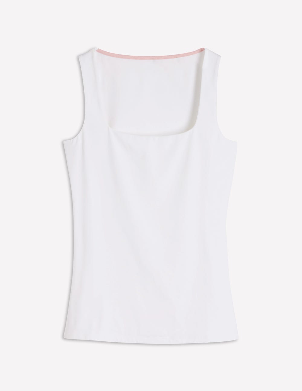 Brooke Double Layer Tank-White
