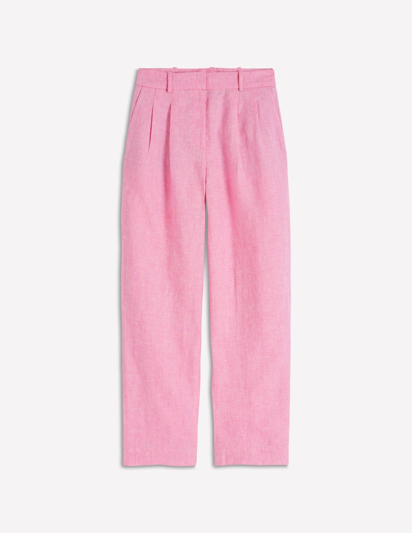 Bloomsbury Linen Pants-Meadowsweet Pink Chambray