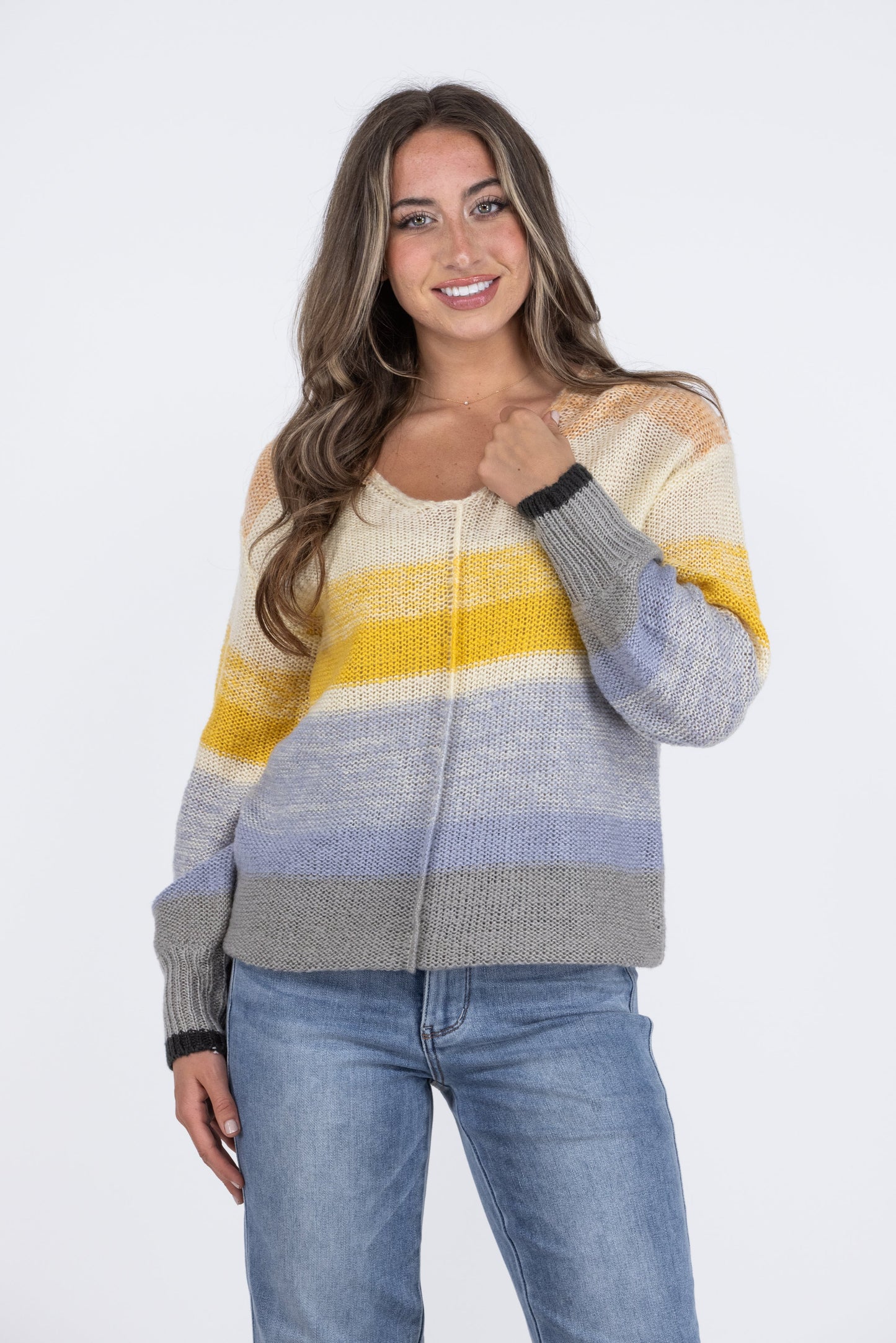 Gorgeous Gal Women's V-Neck Sweater