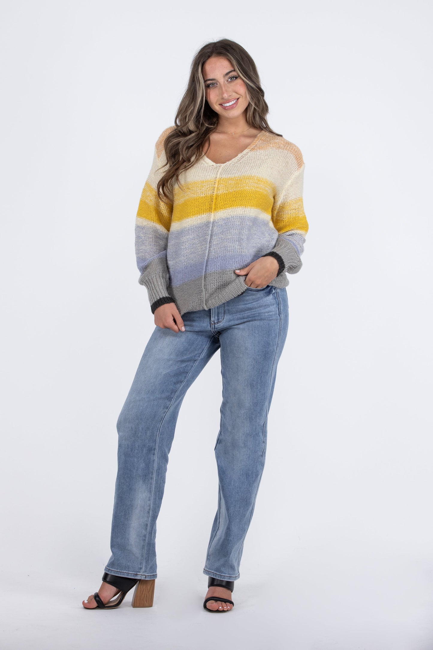 Gorgeous Gal Women's V-Neck Sweater