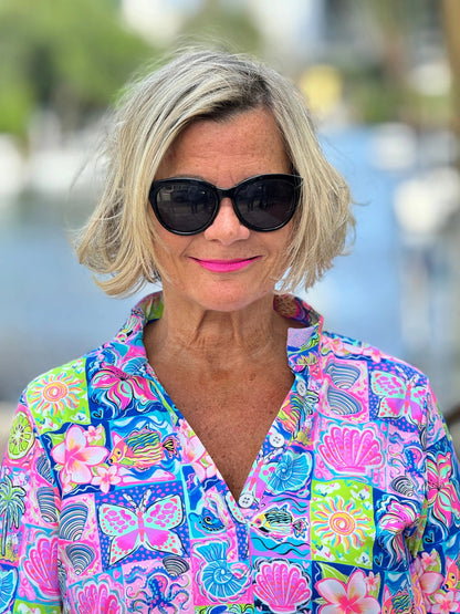 SANDY BEACH COLOR TUNIC