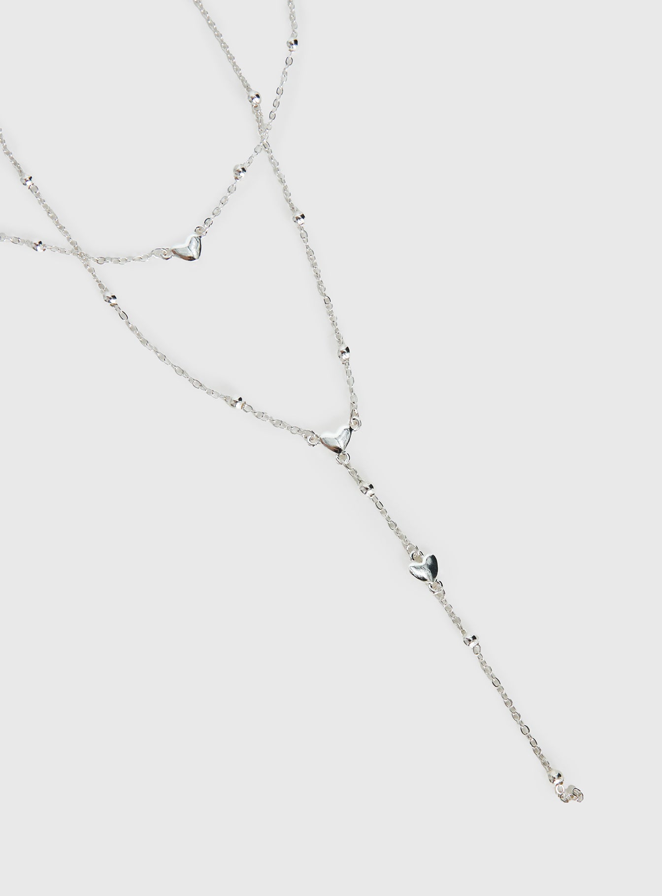 Whatever You Need Y Necklace Silver