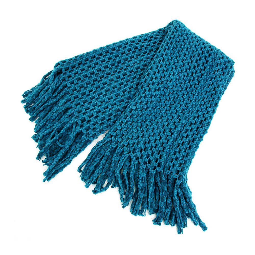 Mini Tube Fringe Scarf
