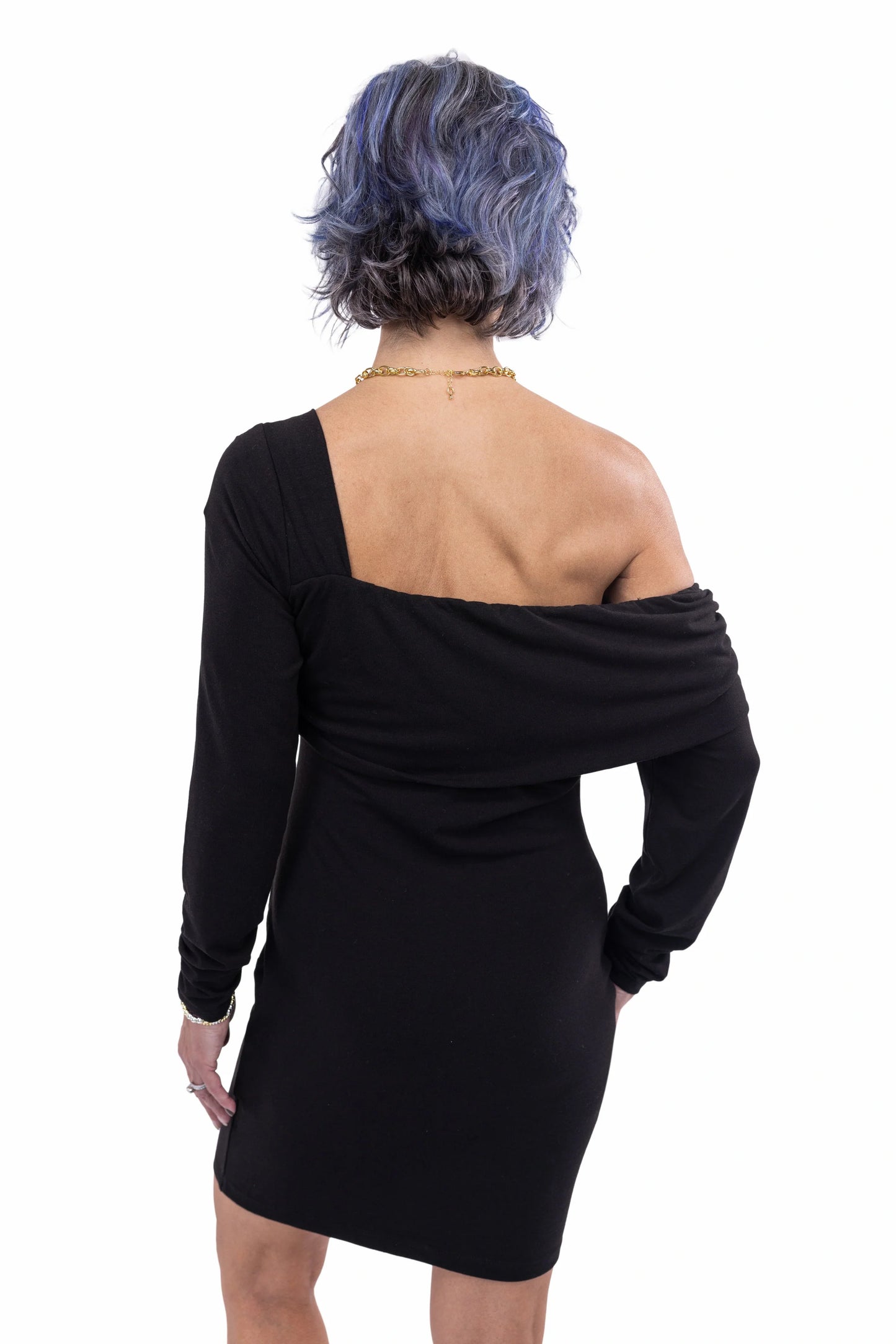 Women's Off-the-Shoulder Long Sleeve Dress