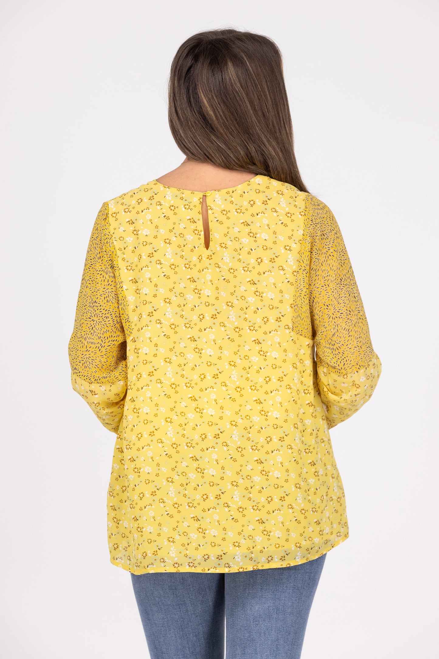 By The Phone Women's V-Neck Long Sleeve Top