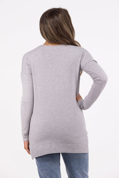 Minutes Pass Women's V-Neck Long Sleeve Top