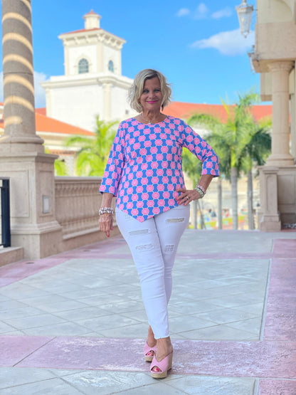 MEDALLION ASYMMETRIC TOP
