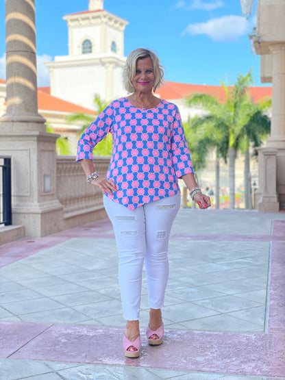 MEDALLION ASYMMETRIC TOP