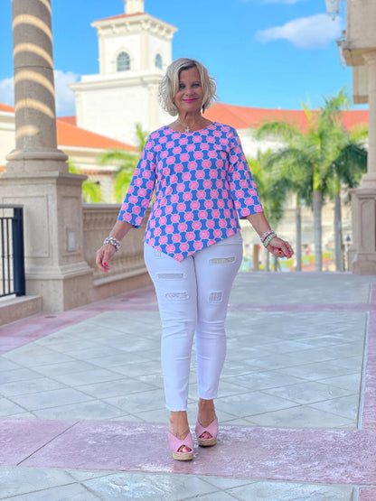 MEDALLION ASYMMETRIC TOP
