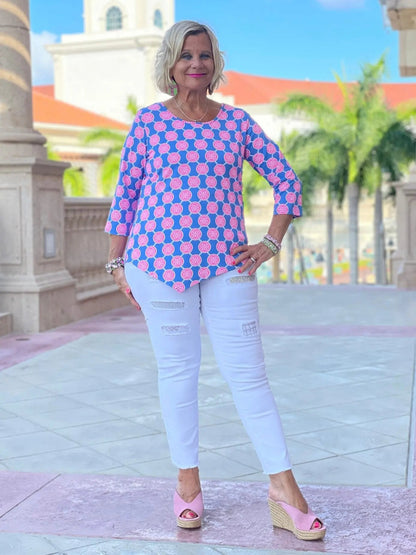 MEDALLION ASYMMETRIC TOP