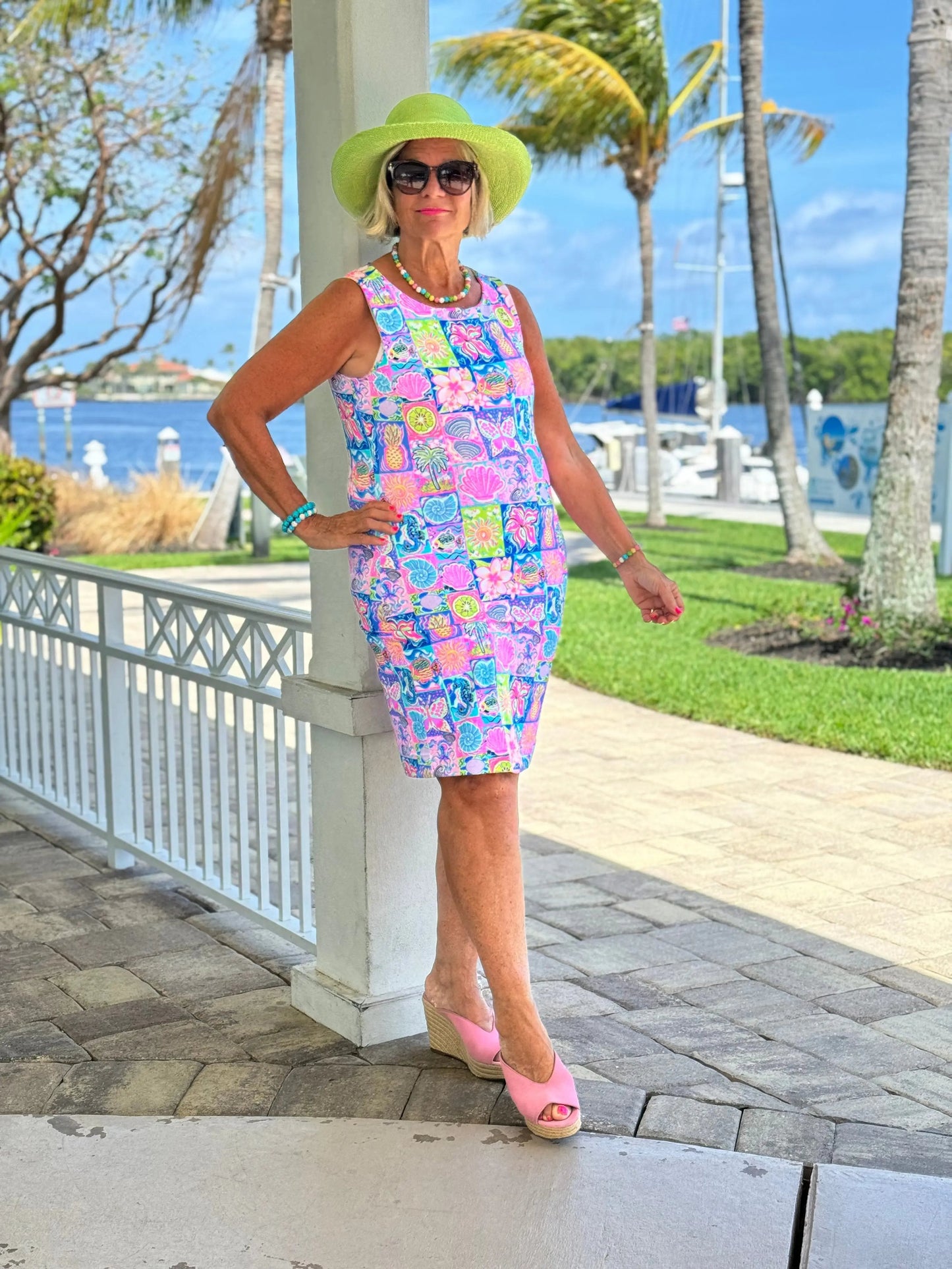 SANDY BEACH COLOR SHIFT DRESS