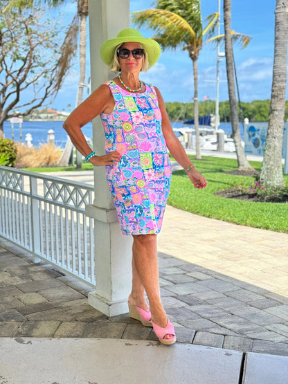 SANDY BEACH COLOR SHIFT DRESS