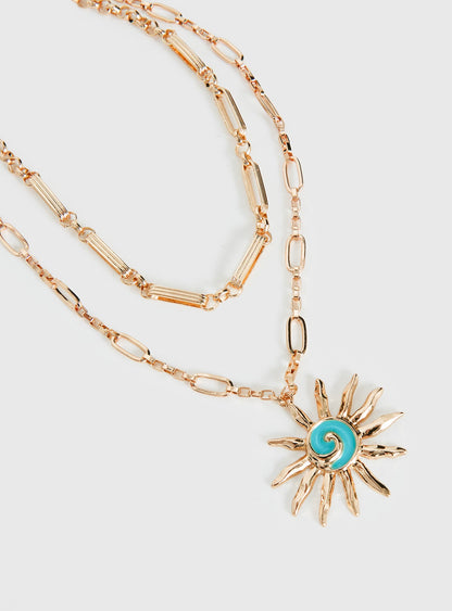 Split The Difference Necklace Pack Gold