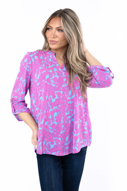 Lizzy Women's 3/4 Sleeve Top