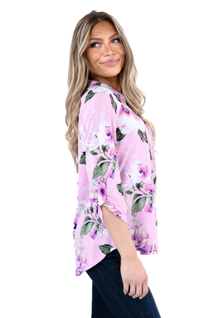 Lizzy Women's 3/4 Sleeve Top